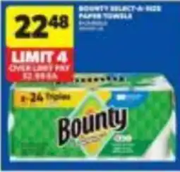 Wholesale Club Bounty paper towels offer