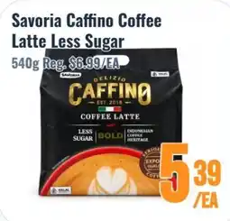 United Supermarket Savoria Caffino Coffee Latte Less Sugar offer
