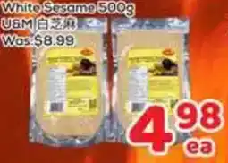 Foody Mart U&M white sesame offer