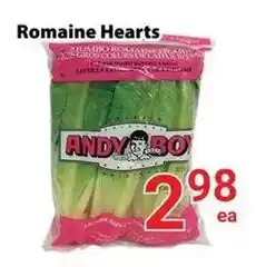 Nations Fresh Foods Andy Boy romaine hearts offer
