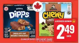 Food Basics QUAKER DIPPS OR CHEWY BARS offer
