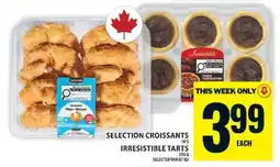 Food Basics Selection Croissants / Irresistible Tarts offer