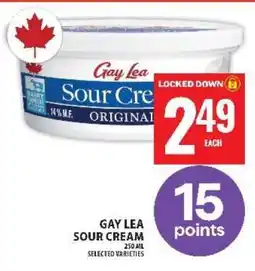 Food Basics GAY LEA SOUR CREAM offer