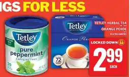 Food Basics TETLEY HERBAL TEA offer