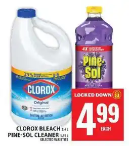 Food Basics Clorox Bleach / Pine-Sol Cleaner offer