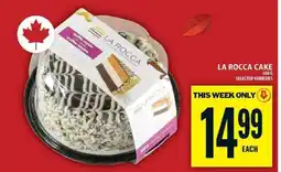 Food Basics La Rocca Cake offer