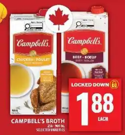 Food Basics CAMPBELL’S BROTH offer