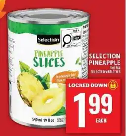Food Basics SELECTION PINEAPPLE offer