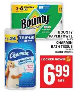 Food Basics Bounty Paper Towel / Charmin Bath Tissue offer