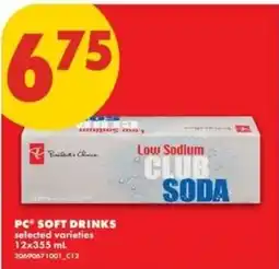 No Frills PC soft drinks offer