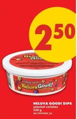 No Frills Heluva Good! dips offer