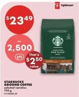 No Frills Starbucks ground coffee offer