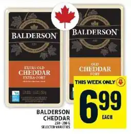 Food Basics BALDERSON CHEDDAR offer
