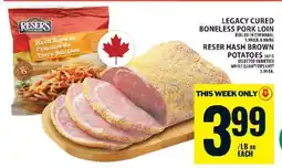 Food Basics LEGACY CURED BONELESS PORK LOIN offer