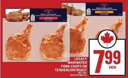 Food Basics Legacy Marinated Pork Chops or Tenderloin Roast offer