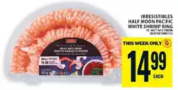 Food Basics Irresistibles Half Moon Pacific White Shrimp Ring offer