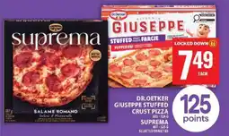 Food Basics Dr. Oetker Giuseppe Stuffed Crust Pizza & Suprema offer