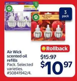 Walmart Air Wick Scented Oil Refills offer