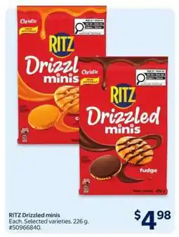 Walmart RITZ Drizzled Minis offer