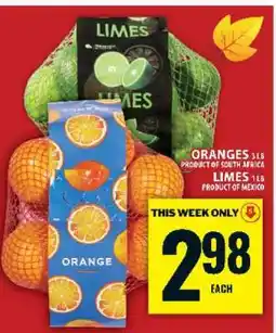 Food Basics Oranges and Limes offer
