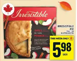Food Basics Irresistible Pie offer