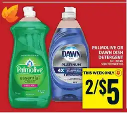 Food Basics Palmolive or Dawn Dish Detergent offer