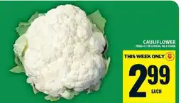 Food Basics CAULIFLOWER offer