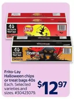 Walmart Frito-Lay Halloween chips or treat bags 40s offer