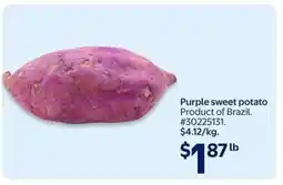 Walmart Purple Sweet Potato offer
