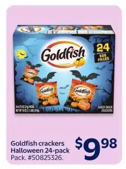Walmart Goldfish crackers Halloween 24-pack offer