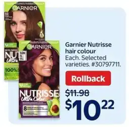 Walmart Garnier Nutrisse Hair Colour offer