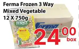 Nations Fresh Foods Ferma frozen 3 way mixed vegetable offer