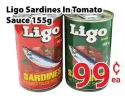 Nations Fresh Foods Ligo sardines in tomato sauce offer