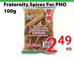 Nations Fresh Foods Fraternity Spices For Pho offer