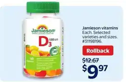 Walmart Jamieson Vitamins offer