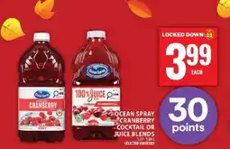 Food Basics OCEAN SPRAY CRANBERRY COCKTAIL OR JUICE BLENDS offer