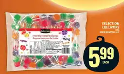 Food Basics SELECTION LOLLIPOPS offer