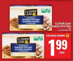 Food Basics Clover Leaf Smoked Oysters offer