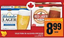 Food Basics SELECTION DE-ALCOHOLIZED BEER offer