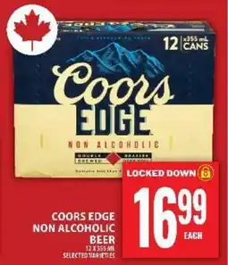 Food Basics COORS EDGE Non-Alcoholic Beer offer