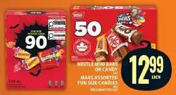 Food Basics Nestlé Mini Bars or Candy / Mars Assorted Fun Size Candies offer