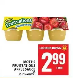 Food Basics Mott's Fruitsations Apple Sauce offer