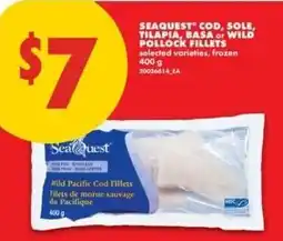 No Frills Seaquest cod fillets offer