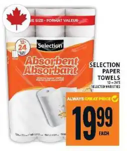 Food Basics SELECTION PAPER TOWELS offer