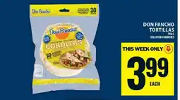 Food Basics Don Pancho Tortillas offer