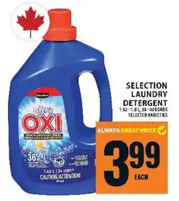 Food Basics SELECTION LAUNDRY DETERGENT offer