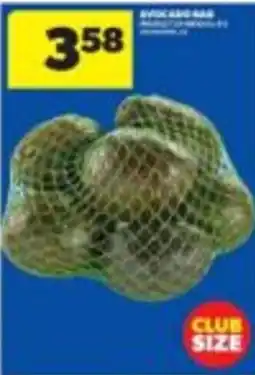 Wholesale Club avocados offer
