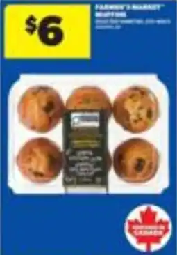 Wholesale Club Farmer's Market muffins offer