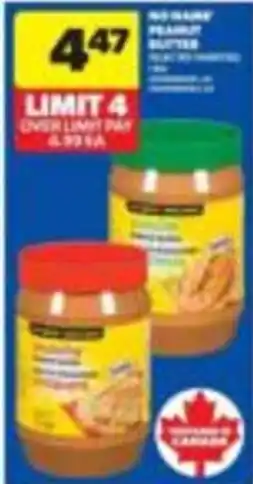 Wholesale Club No Name peanut butter offer