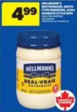 Wholesale Club Hellmann's real-vraie mayonnaise offer